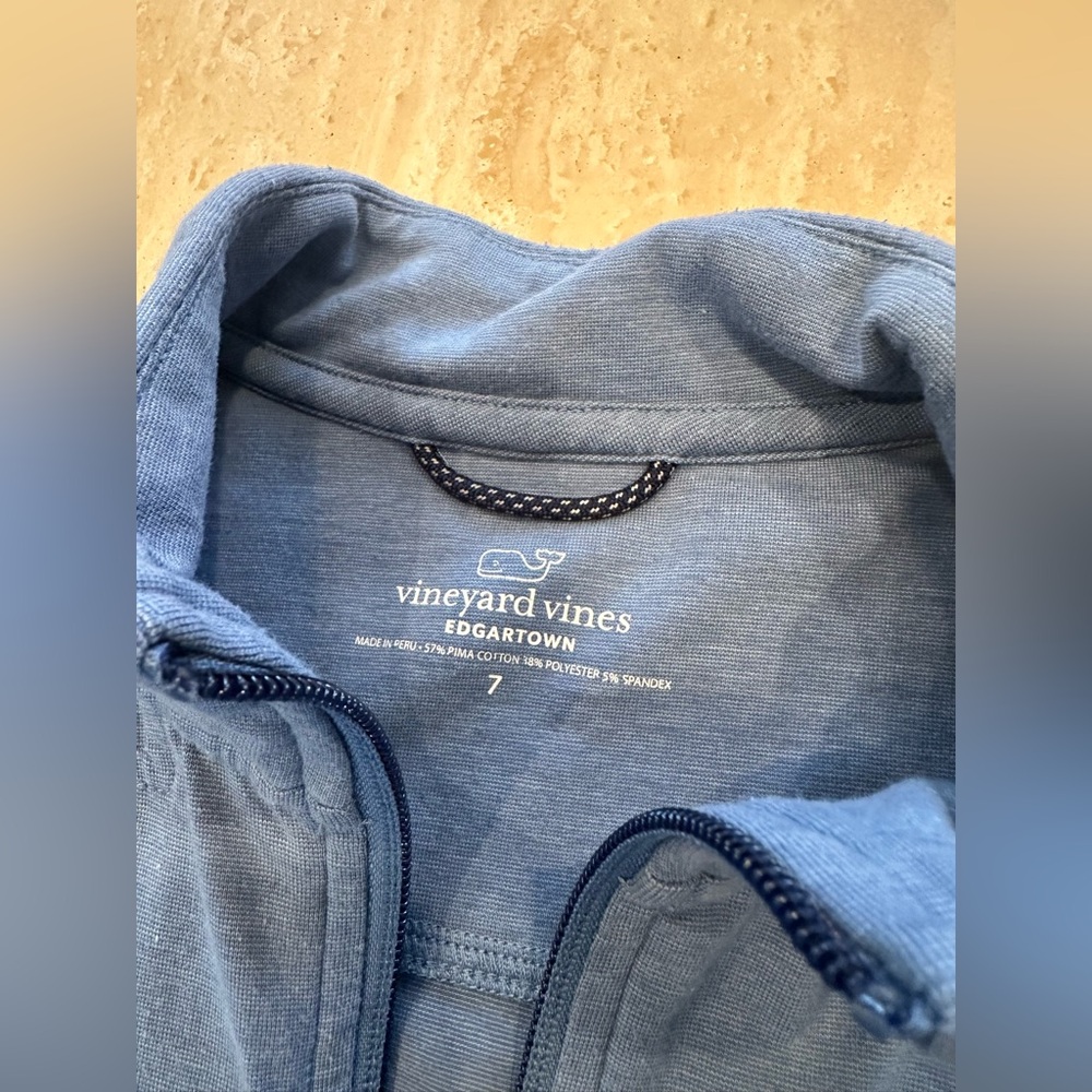 Vineyard Vines Blue Zip-Up Hoodie